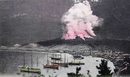 éruption montagne Péléé 7 mai 1902
